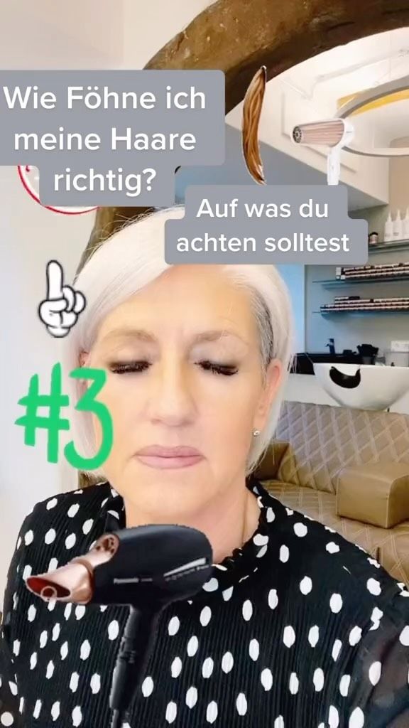 Auf jeden was solltest du beim Fönen achten! # #friseureemmemdingen #Friseur #hair #color #blond # sonja&guido #styl #bob #föhnen #